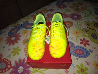 Botas Fútbol Sala Puma Amarillas Talla 35