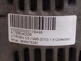 ALTERNADOR CITROEN C3 1.4 Collection