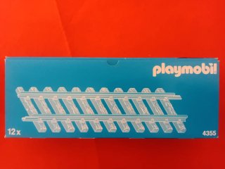 Playmobil 12 Vías de Tren rectas 4355 + regalo