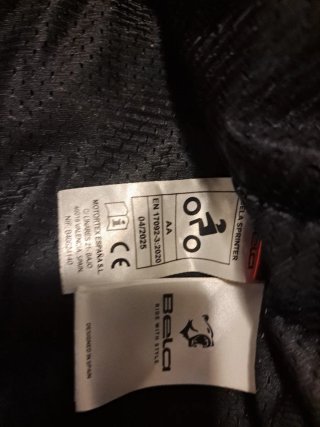 Chaqueta Moto Negra y Roja Mujer