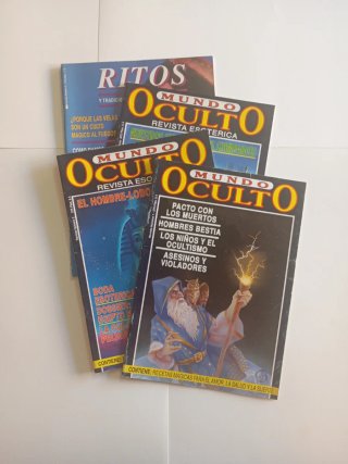Lote cuatro revistas esoterismo/ocultismo