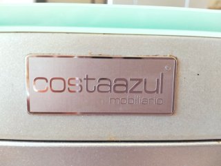 Mesa de cocina extensible cristal y metal