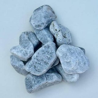 PIEDRA MÁRMOL CANTO RODADO 24/40MM GRIS
