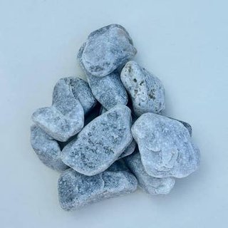 PIEDRA MÁRMOL CANTO RODADO 24/40MM GRIS