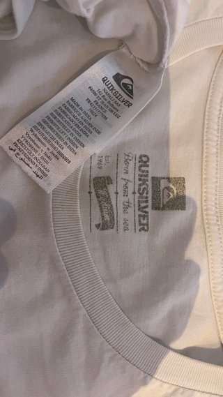 Camiseta Quiksilver Blanca
