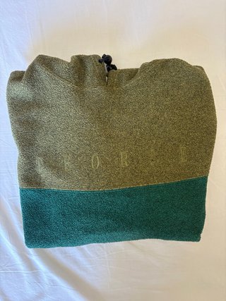Felpa pile verde