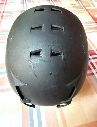 Casco esquí infantil Wed'ze negro y azul