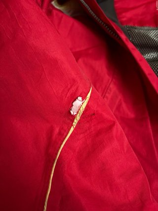 Chaqueta de nieve rosa