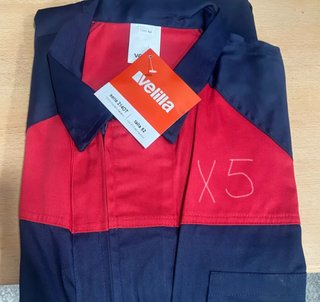 Pack 5 Monos Trabajo Velilla Talla 52