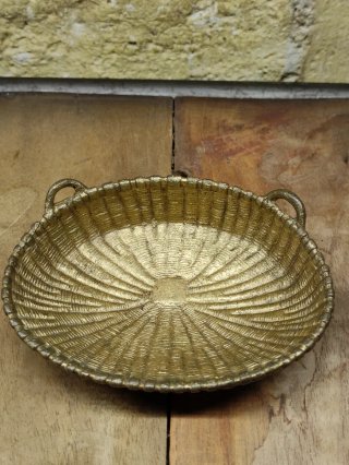 Antiguo vaciabolsillos bronce latón dorado