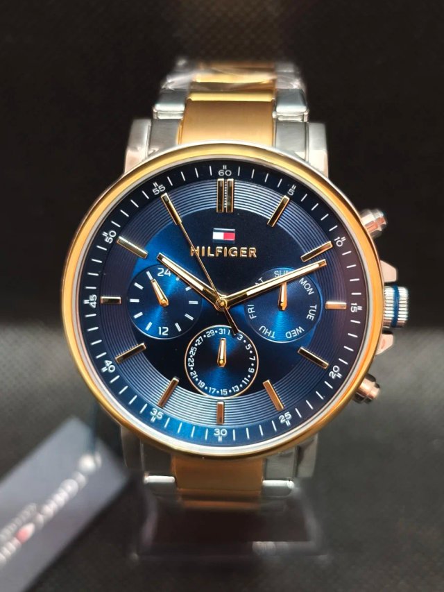 Reloj Tommy Hilfiger 1710710 hombre Azul y Dorado