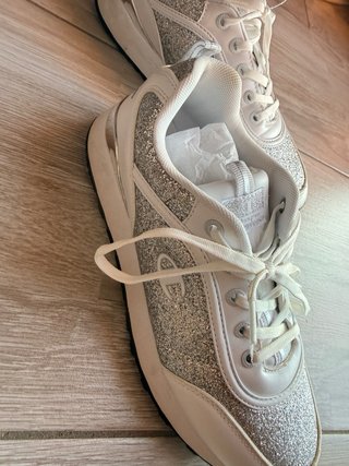 Scarpe da ginnastica Champion bianche e argento