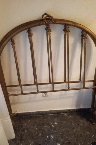 2 Cabezales Dorados Cama 90 cm