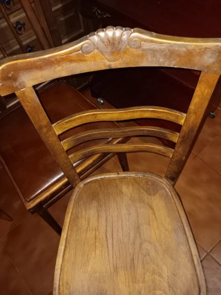Silla antigua madera estilo Thonet
