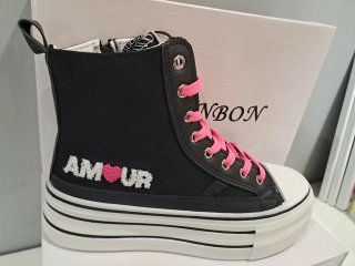Scarpe sportive donna alte platform zeppa 36 a 41