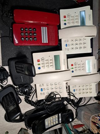 Lote de 7 Teléfonos Fijos