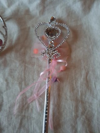 Corona y varita de princesa