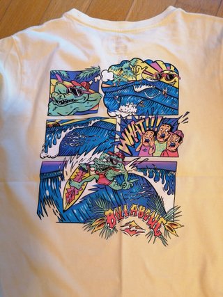 Lote 2 Camisetas Niño Billabong y Quiksilver