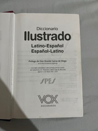 Diccionario Ilustrado Latín. Latino-Español/ Es...