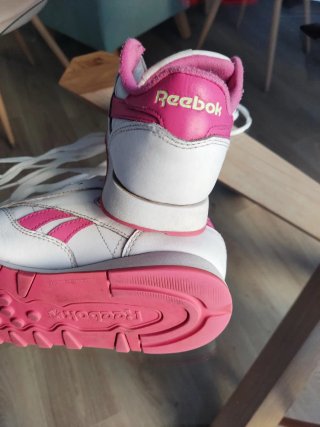 Zapatillas Reebok Niña Deportivas Blancas Rosas