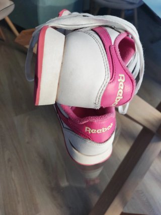 Zapatillas Reebok Niña Deportivas Blancas Rosas