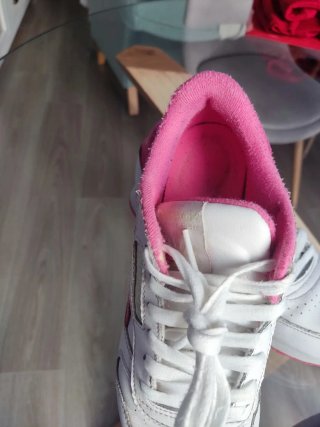 Zapatillas Reebok Niña Deportivas Blancas Rosas