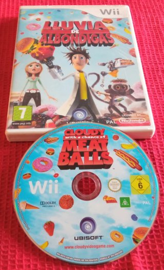 Lluvia de Albóndigas (Cloudy with a Chance) Wii