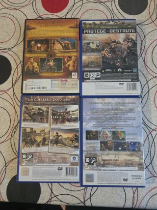 Confezione da 4 giochi PlayStation 2 (PS2)