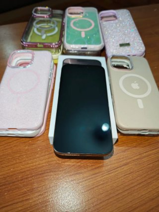 iPhone 16 Pro Max 256GB + 19 Fundas (Impecable)