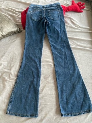 Jegging Vaquero Azul Ajustado Boot Cut
