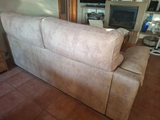 Sofá de 3 plazas beige