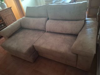 Sofá de 3 plazas beige