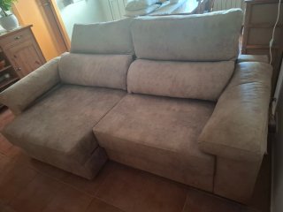 Sofá de 3 plazas beige