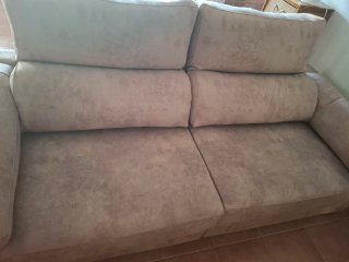 Sofá de 3 plazas beige