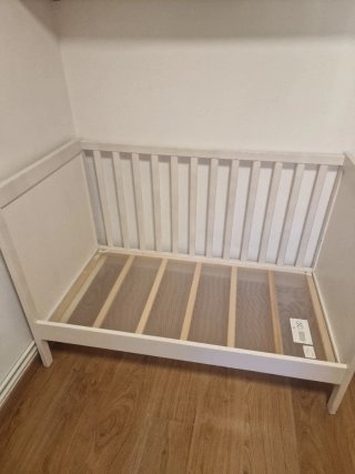 Cuna Ikea Sundvik blanca