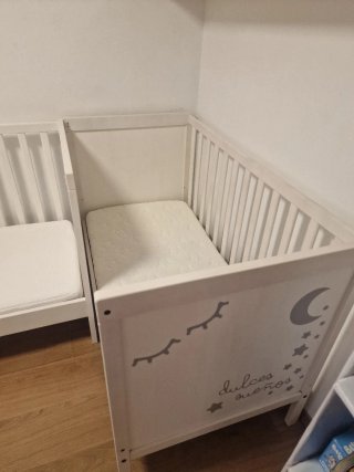 Cuna Ikea Sundvik blanca