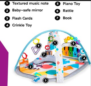 Baby Einstein 4 en 1 gimnasio bebé