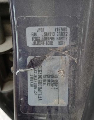 Renault 462931 capot modus confort dynamique