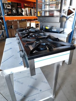 Cocina Gas 3 Fuegos Alto Rendimiento