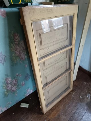 Lote de 5 Ventanas de Madera