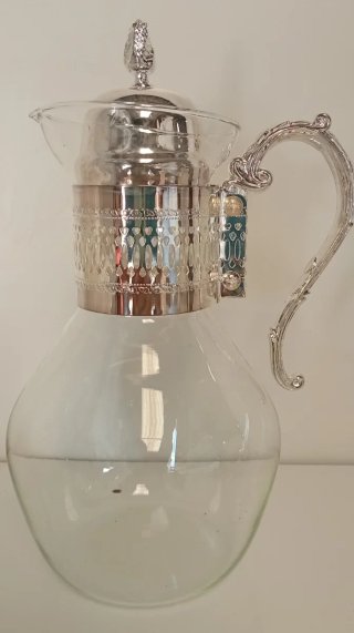 TETERA DE VIDRIO CALENTABLE ESTILO EUROPEO