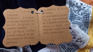 Bambola in porcellana Creazioni Charlie