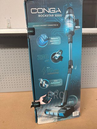 Cecotec Aspirador Escoba Digital Sin Cable Conga Rockstar 3000