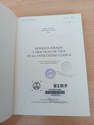 Modelos ideales prácticas de vida en la antigüedad
