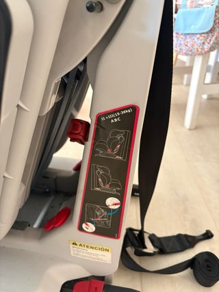 Silla de coche para bebé con sistema Isofix