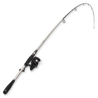 Conjunto Caña + Carrete Pesca Señuelos WXM 100 Spinning