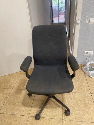 Silla de oficina Ikea Rudeas gris