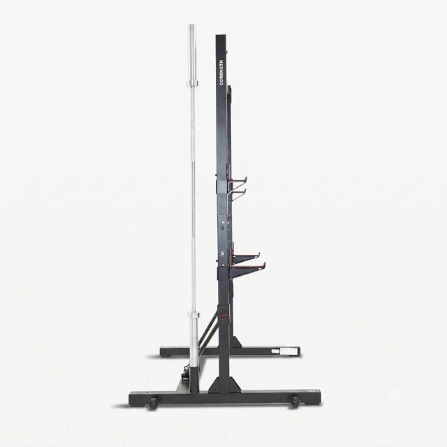 Rack Musculación 500 Plegable/Retráctil Sentadillas + Bench