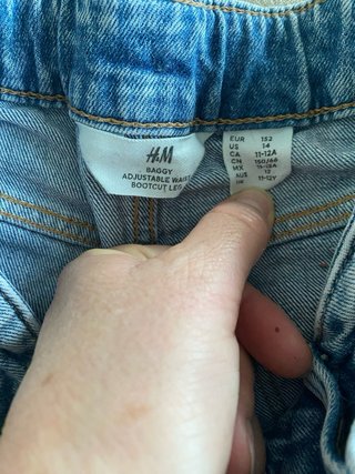 Jeans Baggy Boot Cut Azul