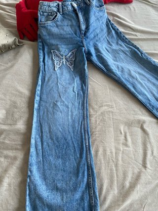 Jeans Baggy Boot Cut Azul